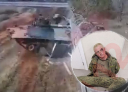 Опубликовано видео с военными на БМП, протаранившими забор аэропорта в Волгограде, - "Блокнот Волгограда"