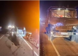 На московской трассе не разъехались иномарка и большегруз водителей-пенсионеров, один попал к хирургам