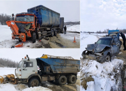 Водитель КАМАЗа устроил тройное ДТП на дороге между Камышином и Котово