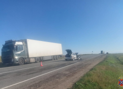Тройное столкновение произошло на трассе в Камышинском районе, есть пострадавший