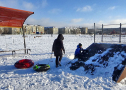 В Камышине в обновленном за 100 миллионов парке Текстильщиков этой зимой "высокий сезон" не удался