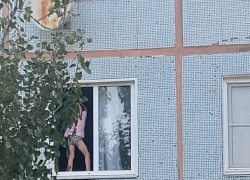 Камышане заявили в соцсетях, что танцевать детям на подоконнике с полуголыми задницами опасно и неприлично
