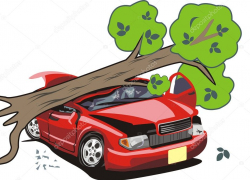 В Камышине на улице Мира молодой "гонщик" на иномарке врубился в дерево