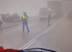 В Камышинском районе произошло массовое ДТП на туманной трассе сегодня, 16 февраля