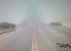 Стало известно, кто пострадал в тумане на трассе в Камышинском районе