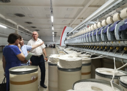 Зачем спикер Камышинской городской думы Владимир Пономарев ходил по цехам "Камышинского Текстиля"