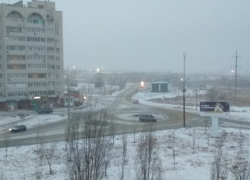 В Камышине началась метель, дороги пока не занесло