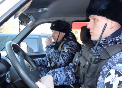 В Камышине сотрудники Росгвардии передали полицейским задержанного парня, находившегося в местном розыске