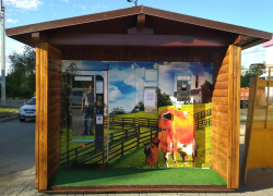 В Камышине на улице Базарова появился молокомат