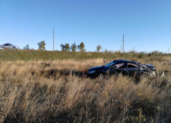 Камышанин "уронил" свою "Мазду" в кювет недалеко от нашего города - хорошо еще, что выжил