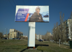 Политического "карантина" в Камышине не объявляли: в городе появились баннеры, подразумевающие поправки в Конституцию