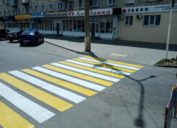 В Камышине занялись обновлением дорожной разметки
