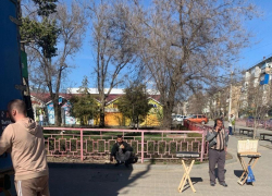 В Камышине игровой автомат "Боксер" стремительно убрали с улицы Ленина