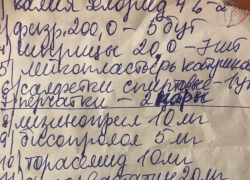 Камышане выложили в соцсетях перечень того,  что их заставляют покупать за свой счет в больнице