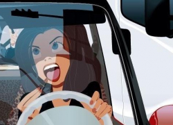 В Камышине нетрезвая мадам за рулем устроила скандал полицейским с нецензурной бранью за препровождение ее на медосвидетельствование