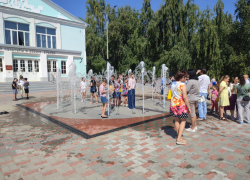 Новые плоские фонтаны в Камышине включат к 9 мая