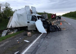 Жуткая смертельная авария на трассе: грузовые махины столкнулись в лобовую