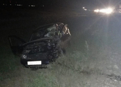 Под Камышином иномарка врезалась одновременно в отечественную легковушку камышанина и большегруз с прицепом: двое в больнице