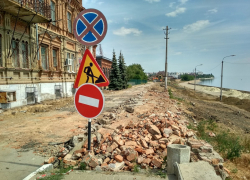 В Камышине развернулась с размахом стройка на улице Набережной