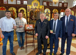 По какому случаю спикер Камышинской городской думы и экс-депутат камышан в Облдуме встречались в Волгограде с Героем России Владимиром Шамановым