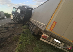 Смерть на трассе: водитель "Тойоты" врезался в грузовик "Мерседес" и скончался на месте