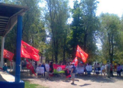 Калач-на-Дону в Волгоградской области попал  в программы ведущих российских телеканалов после сегодняшнего митинга против пенсионной реформы