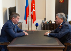 В Волгоград прилетел спикер Госдумы Вячеслав Володин