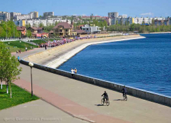В Камышине горожане отмечают очевидно упавший уровень Волги 