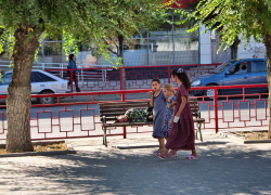 В Камышине на центральной улице продолжается "тихий час" известных типов на скамейках