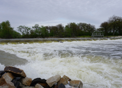 На Волжской ГЭС пройден пик сбросов