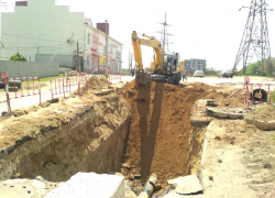 Закончив с одним котлованом на 3-м городке в Камышине, "Водоканал" приступил к следующему