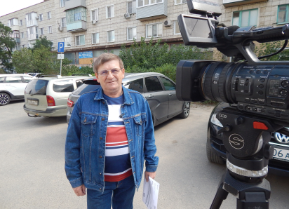 В Камышине свежее интервью для Центрального телевидения записала телестудия НТВ - вновь с Анатолием Ярмоловичем