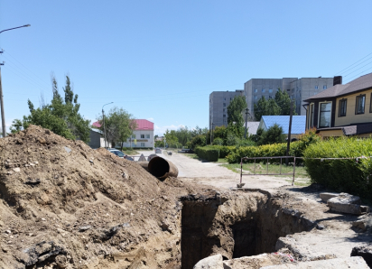 Большие коммунальные «раскопки» происходят в конце весны на улице Спортивной в Камышине