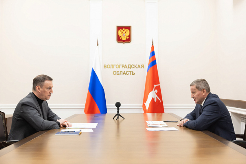 Зампред российского правительства Дмитрий Патрушев и губернатор Андрей Бочаров провели рабочую встречу