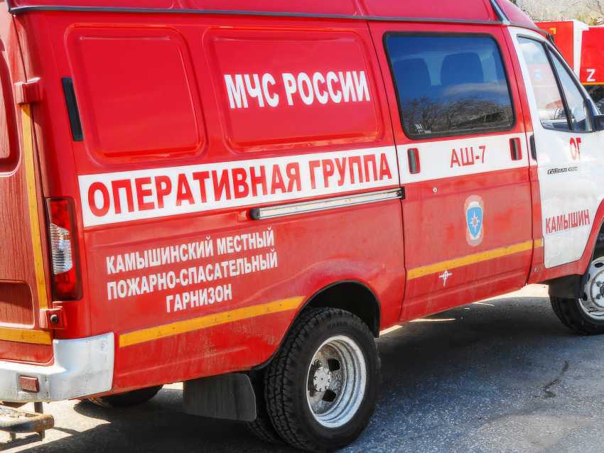 В Камышине тушили пожар в высотке