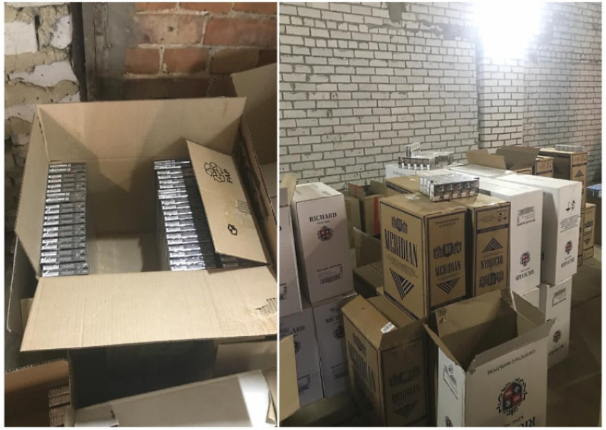 Во время обыска гаража и магазинов камышанина оперативники  изъяли «левых» сигарет больше, чем на миллион рублей