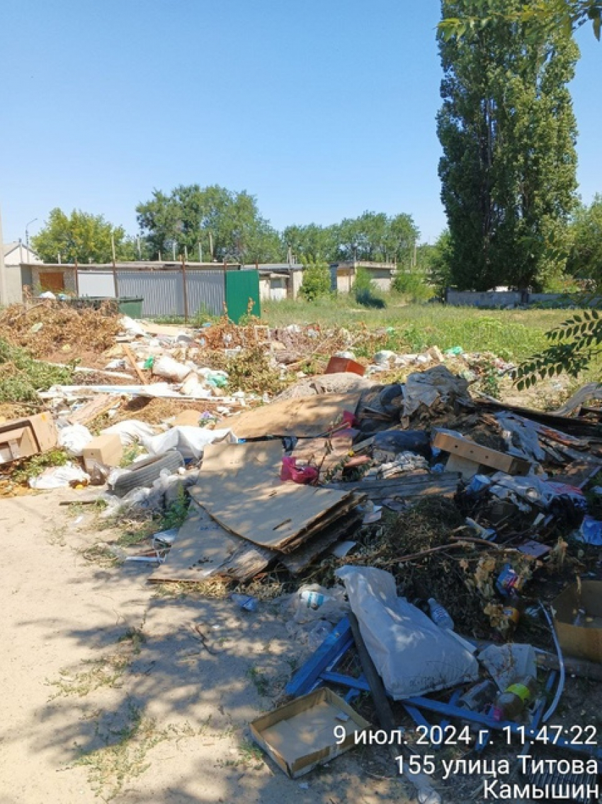 В Камышине мусорная «аллея» скоро подступит к подъездам домов на улице Титова, - камышанин
