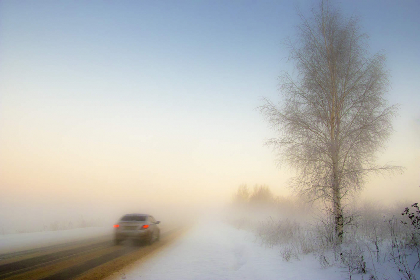 Из-за перепада температур на федеральные трассы Волгоградской области, в том числе в Камышинском районе, опустится туман