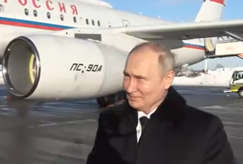 Президентский борт приземлился в Волгограде, - «Блокнот Волгограда"