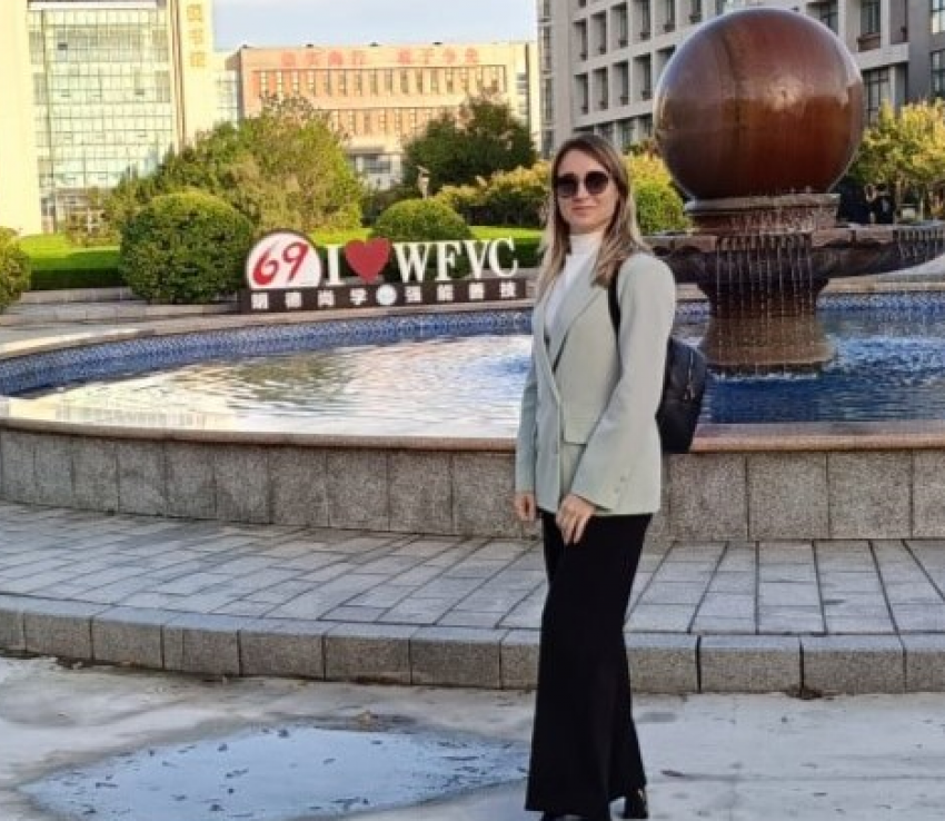 Преподаватель Камышинского технологического института Ольга Атрашенко приехала в Китай учить студентов