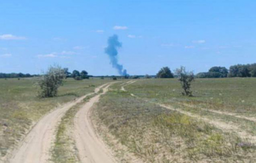 Су-34 разбился в Волгоградской области, - «Блокнот Волгограда» (ВИДЕО)