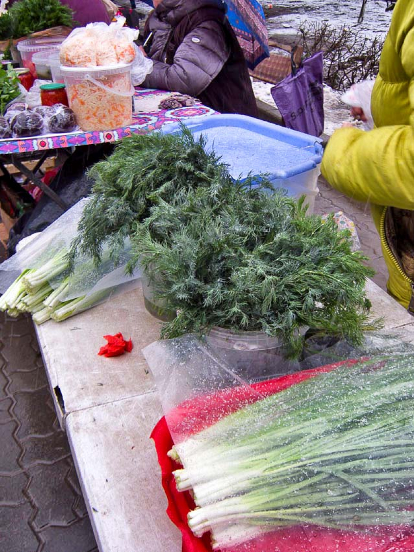 В Камышине зеленый лук с укропом пошли на ценовой рекорд перед Новым годом 
