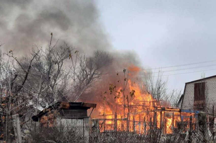 Случился пожар в камышинском «Саду с черепом» 
