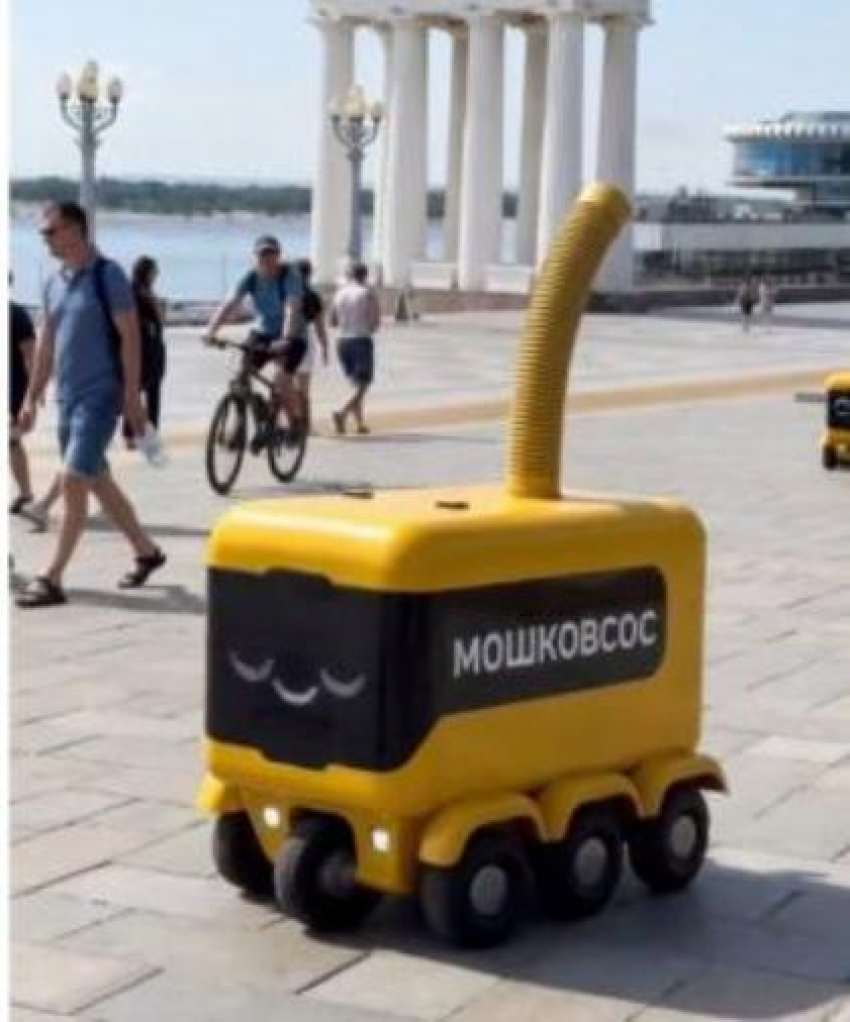 Волгоградец переплюнул москвичей с их «пухососом» и пустил по набережной «мошковсос» 
