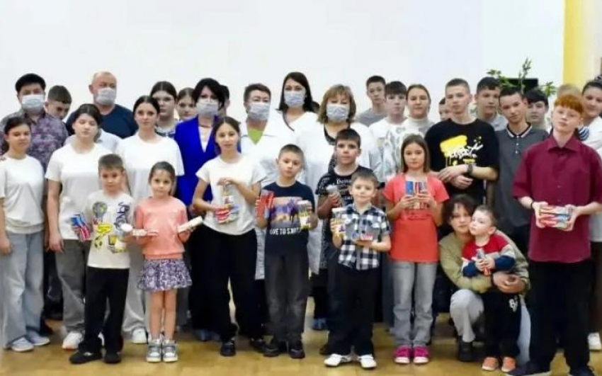 В Камышине прошел урок с зубными щетками