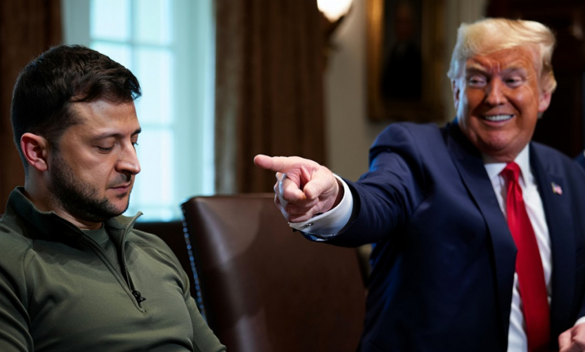 «Трамп помочился на Зеленского»: президент США назвал Путина сторонником мира, а украинцев – идиотами, играющими без карт, - «Блокнот - Россия"