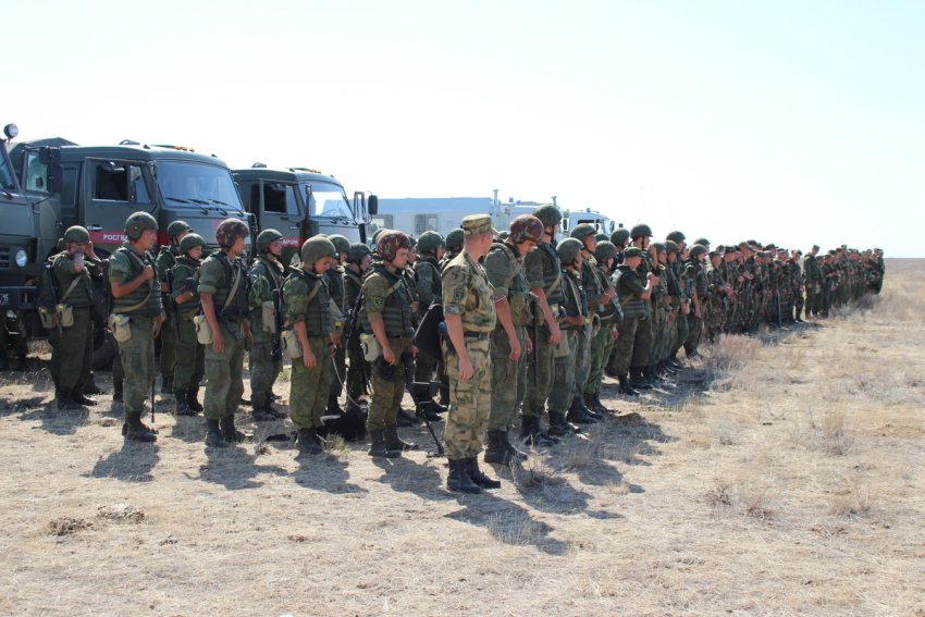 Палласовский район Волгоградской области выбрало для тактических учений Пограничное управление ФСБ России и успешно провело их