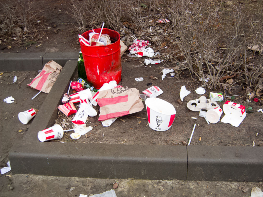 Тема мусорной вакханалии у открывшейся на улице Ленина точки KFC дошла до планерки чиновников администрации Камышина