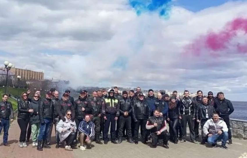 Как в Камышине открывали мотосезон