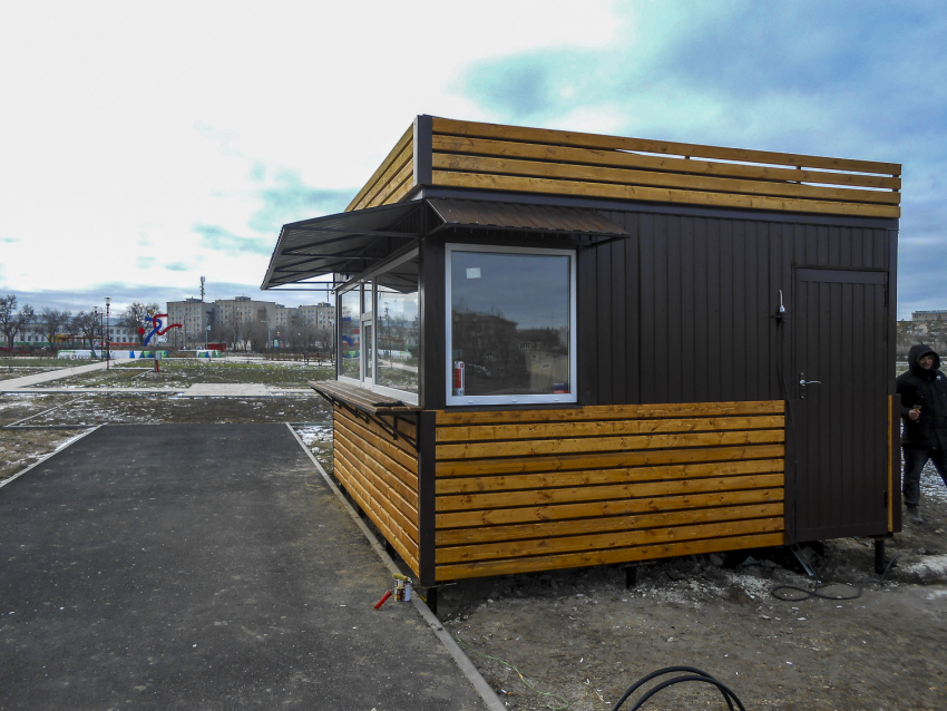 В Камышине в парке Текстильщиков появился первый чайный павильон